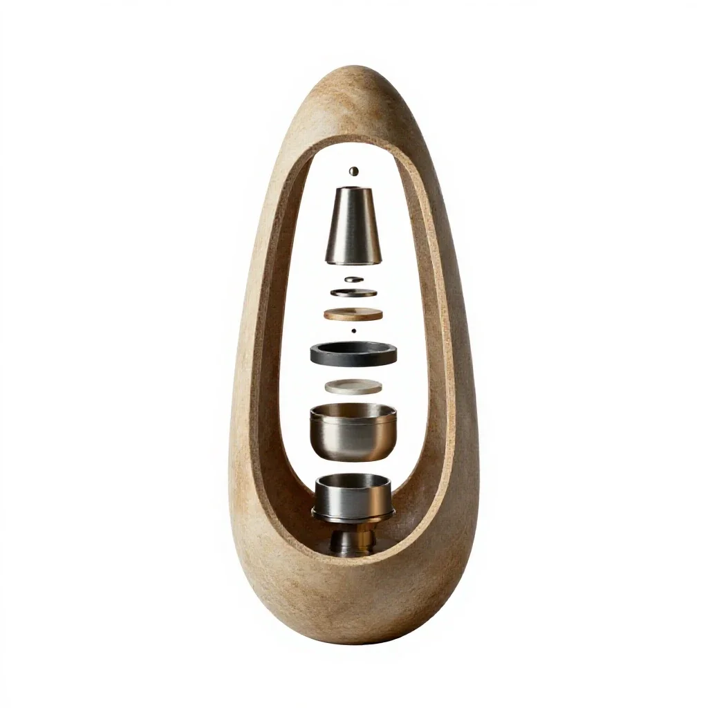 Cryosleep pod isolated on a white background