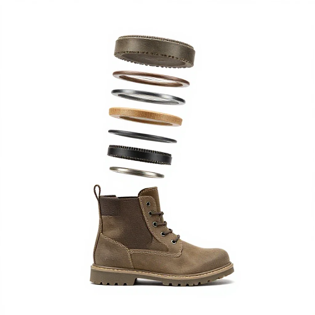 Magnetic boot isolated on a white background