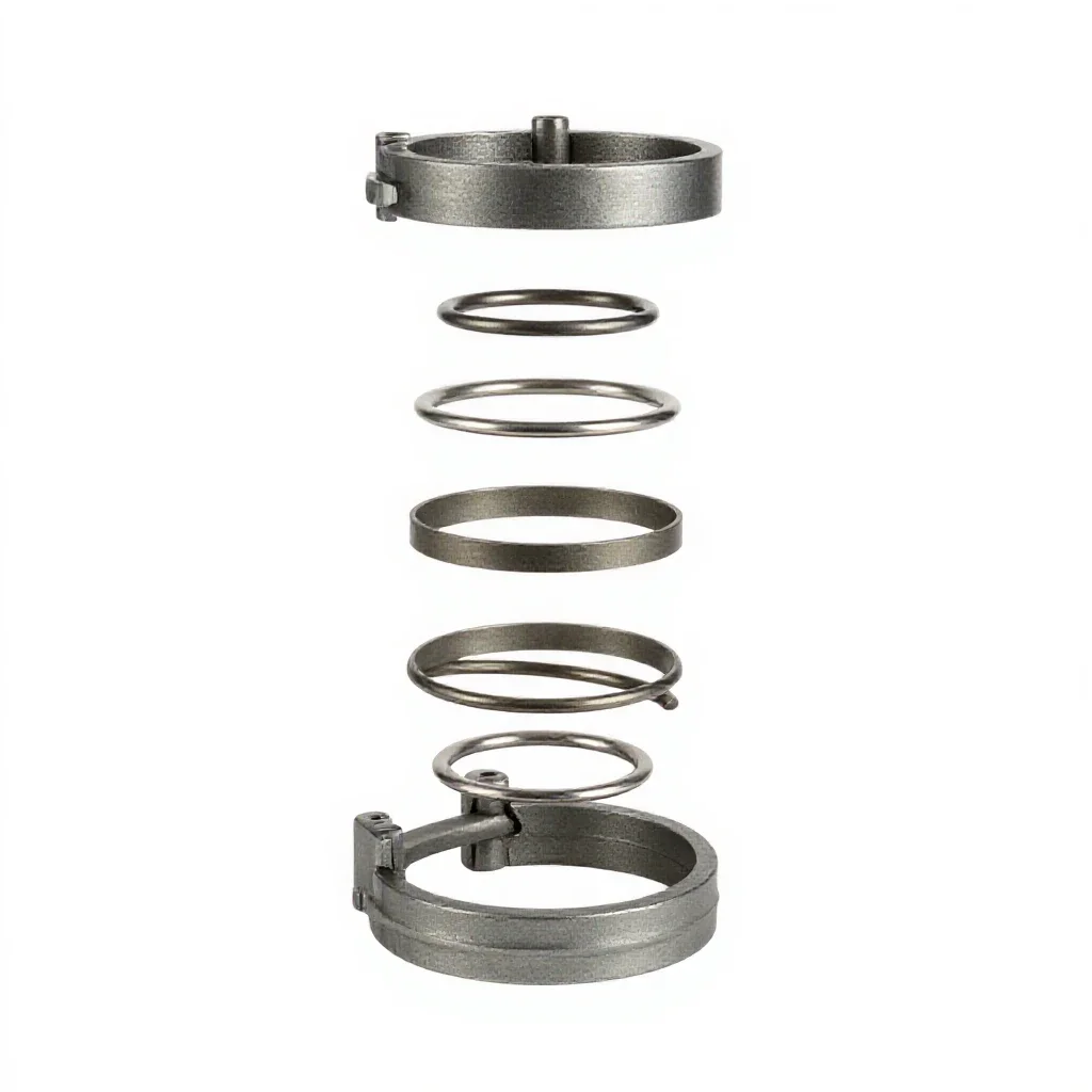 Shuttle docking clamp isolated on a white background