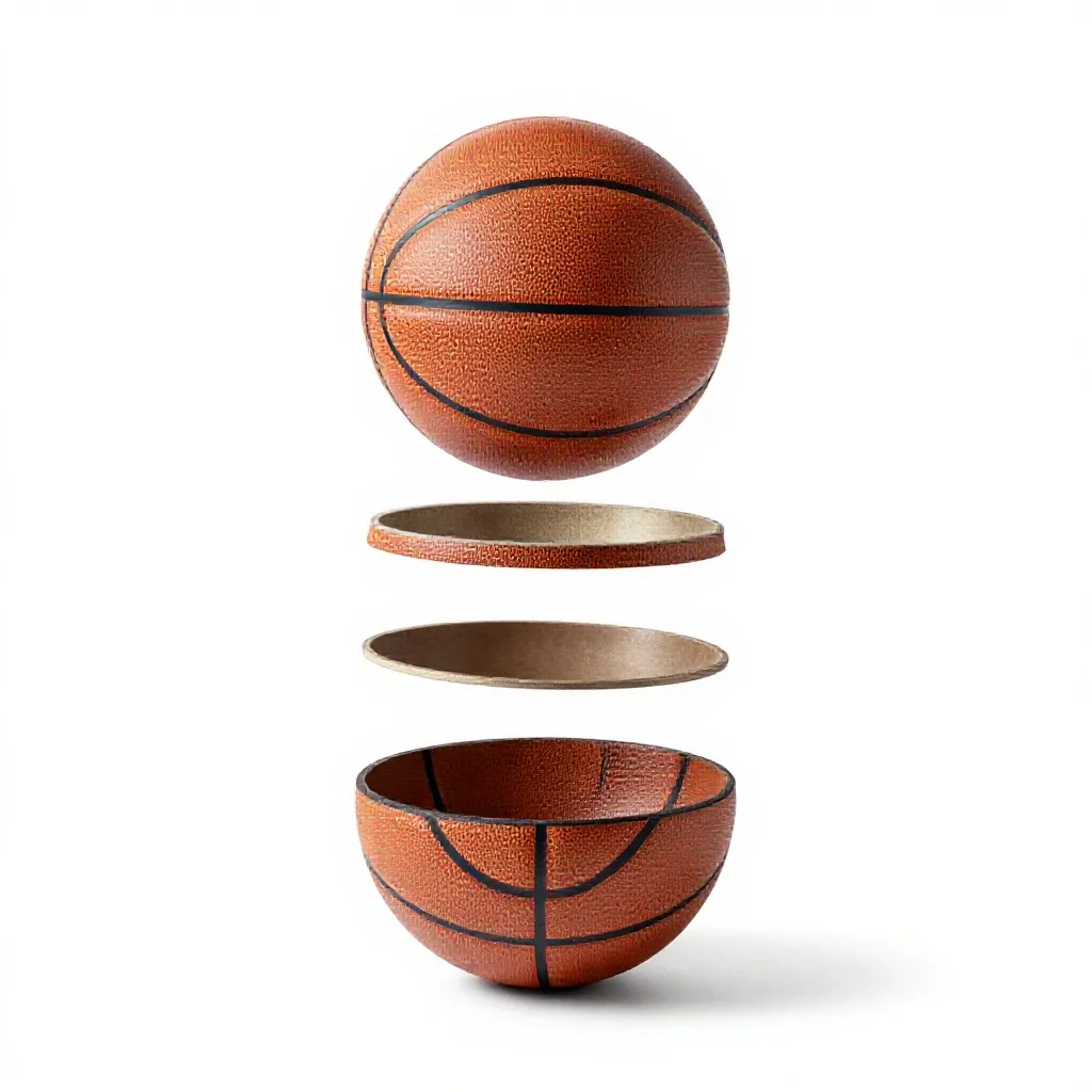 Basketball isolated on a white background