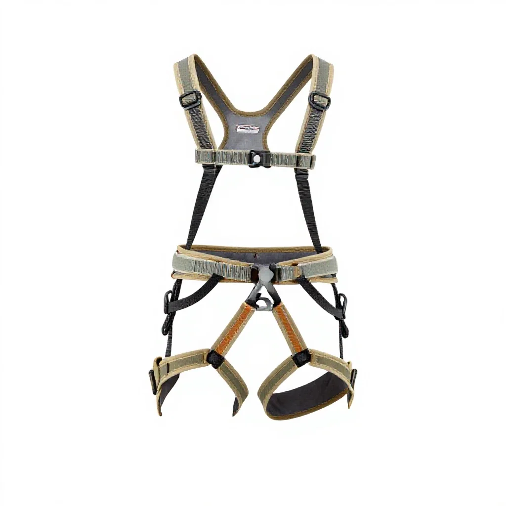 Climbing harness isolated on a white background