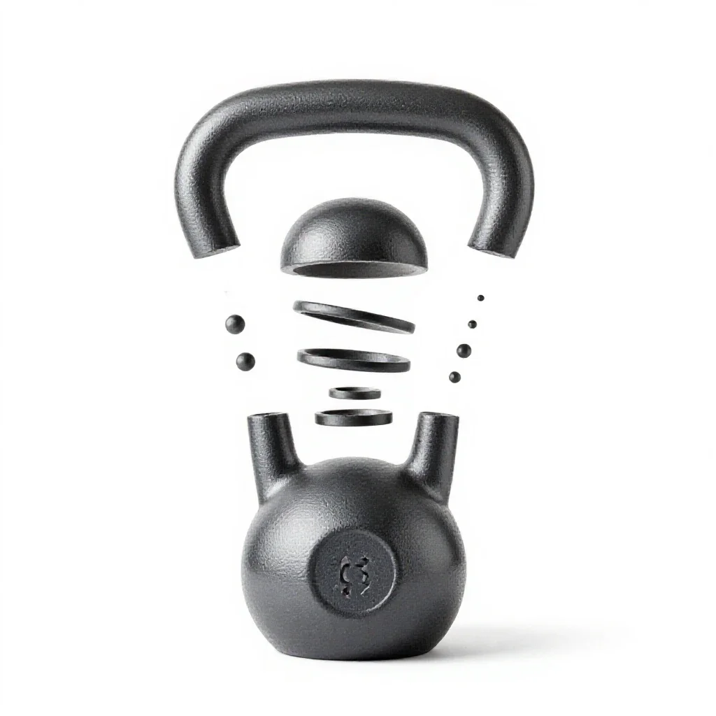 Kettlebell isolated on a white background