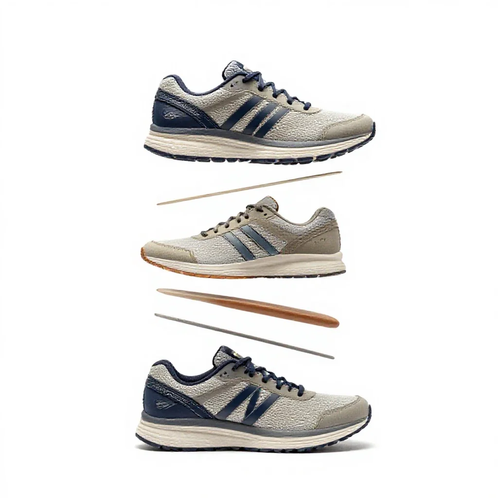 Running shoe isolated on a white background