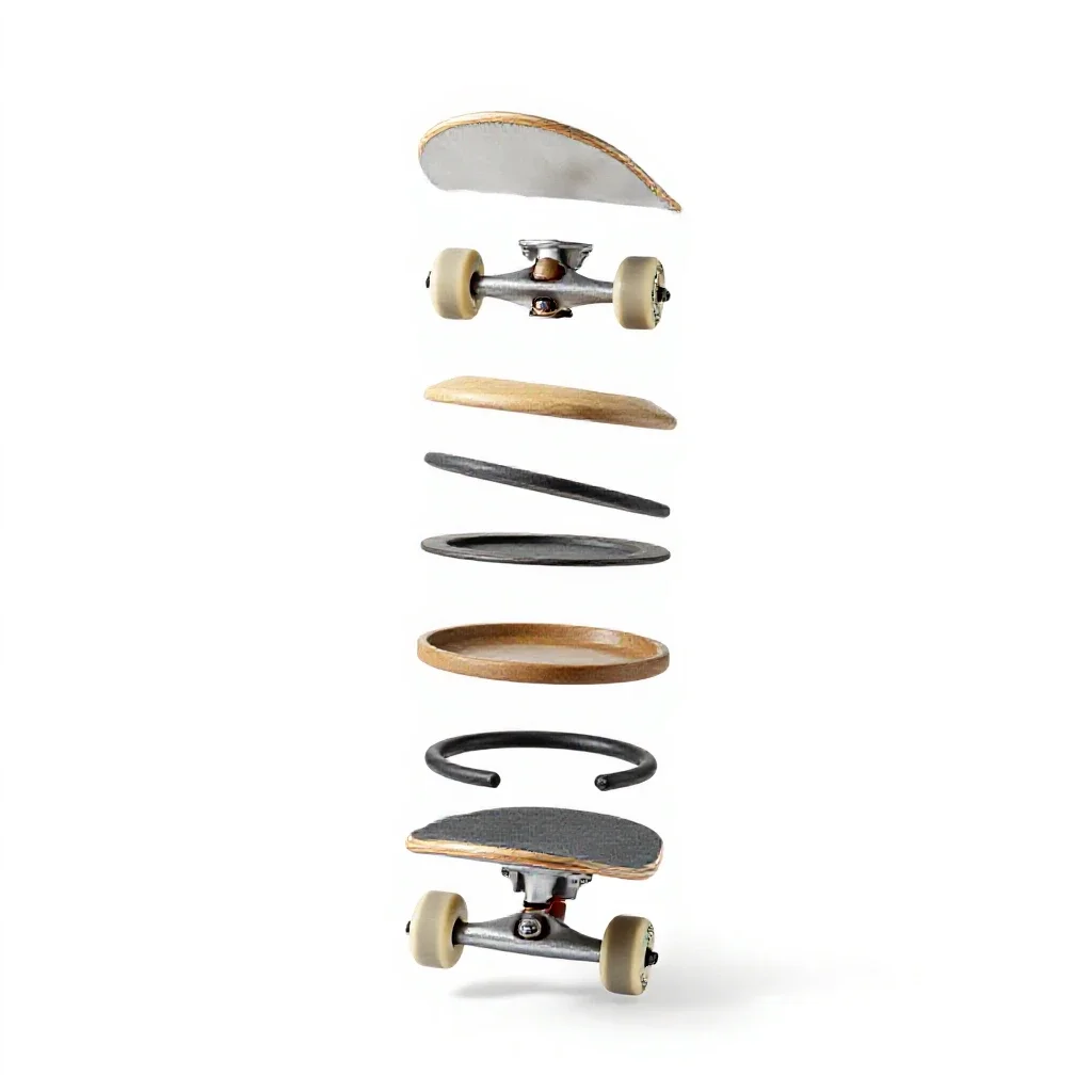 Skateboard isolated on a white background