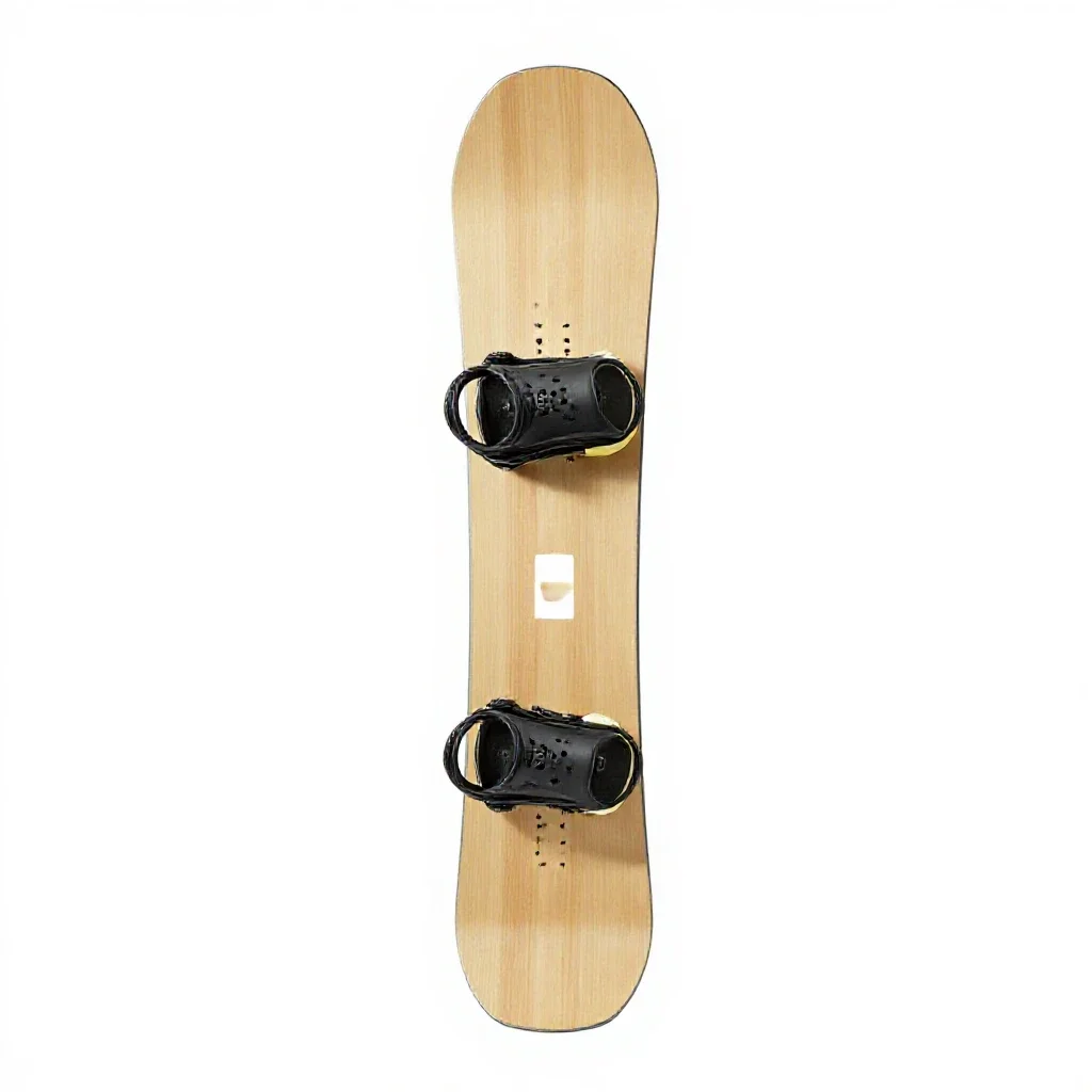 Snowboard isolated on a white background