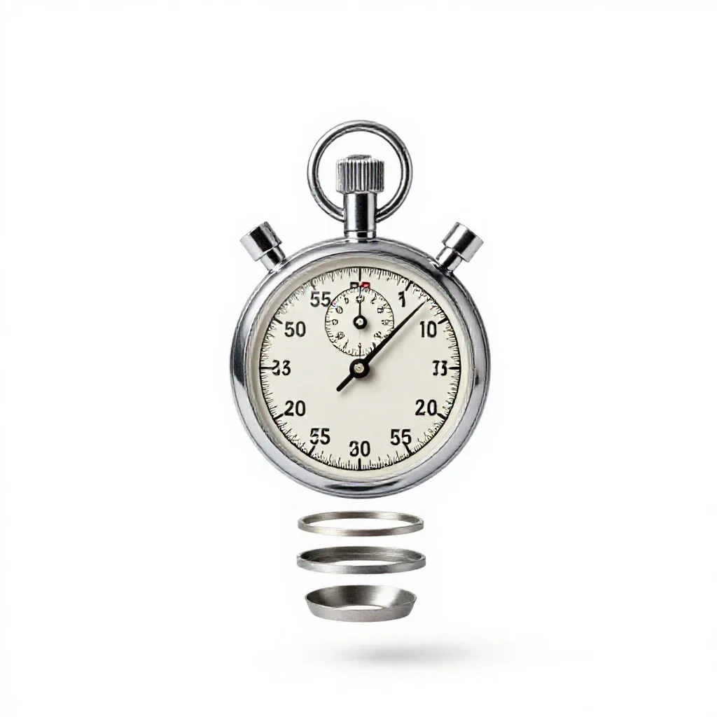 Stopwatch isolated on a white background
