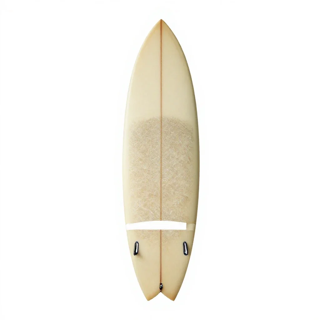 Surfboard isolated on a white background