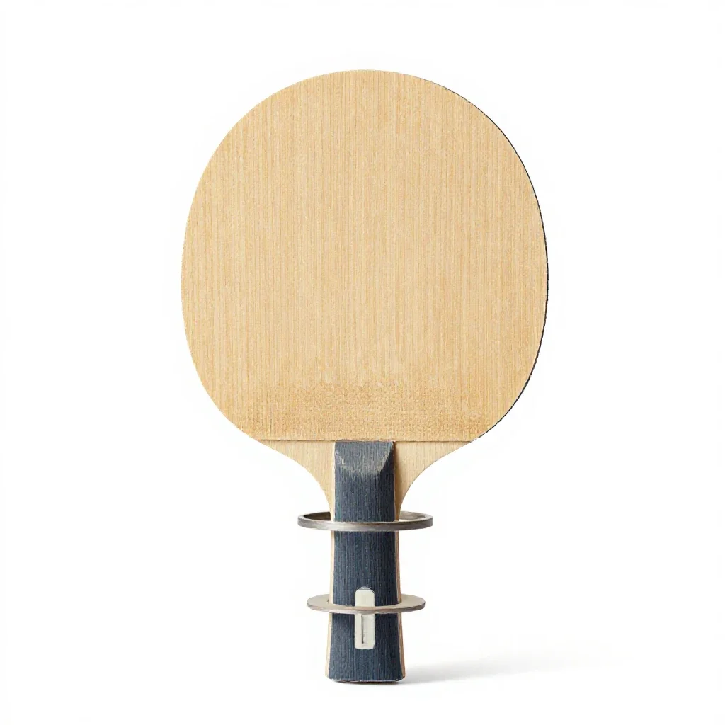 Table tennis paddle isolated on a white background