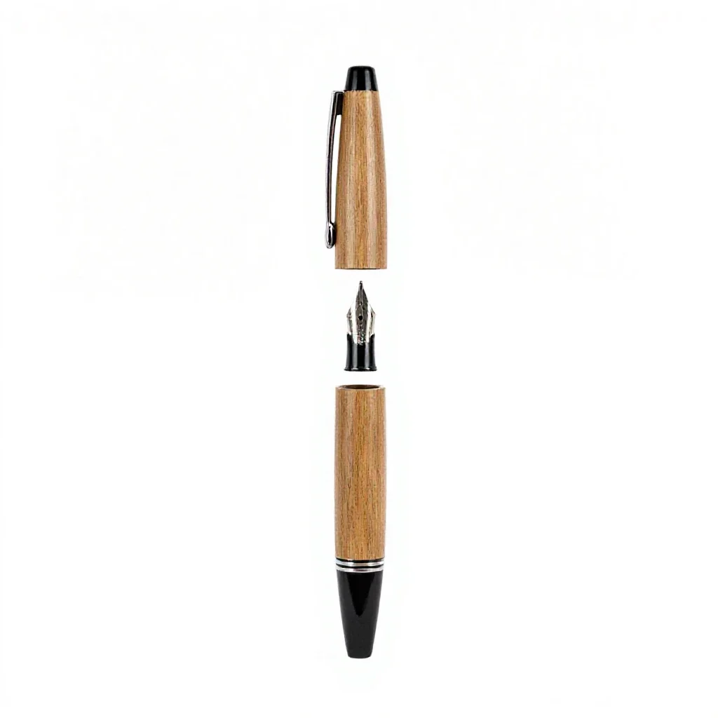 Fountain pen isolated on a white background
