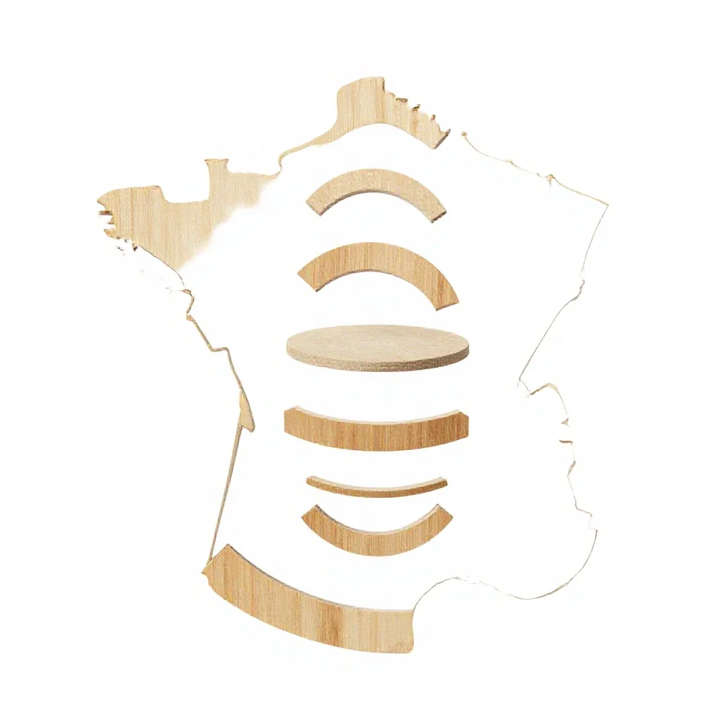 French curve template isolated on a white background