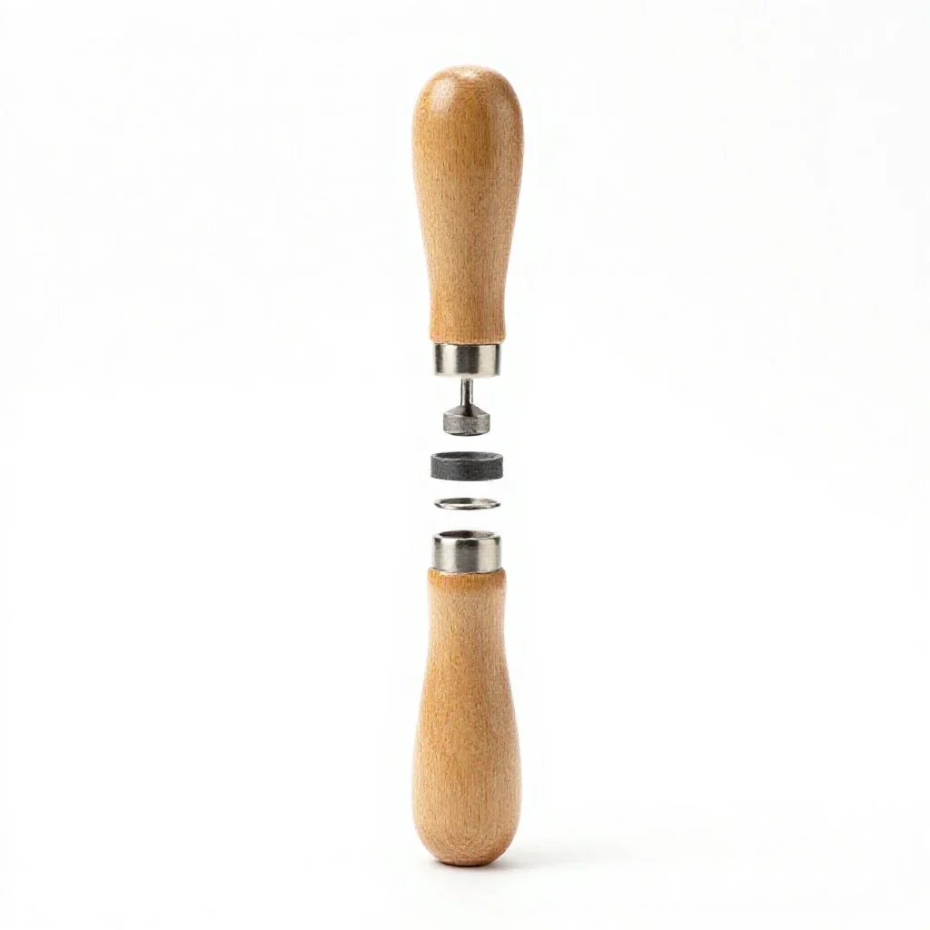 Linocut carving tool isolated on a white background