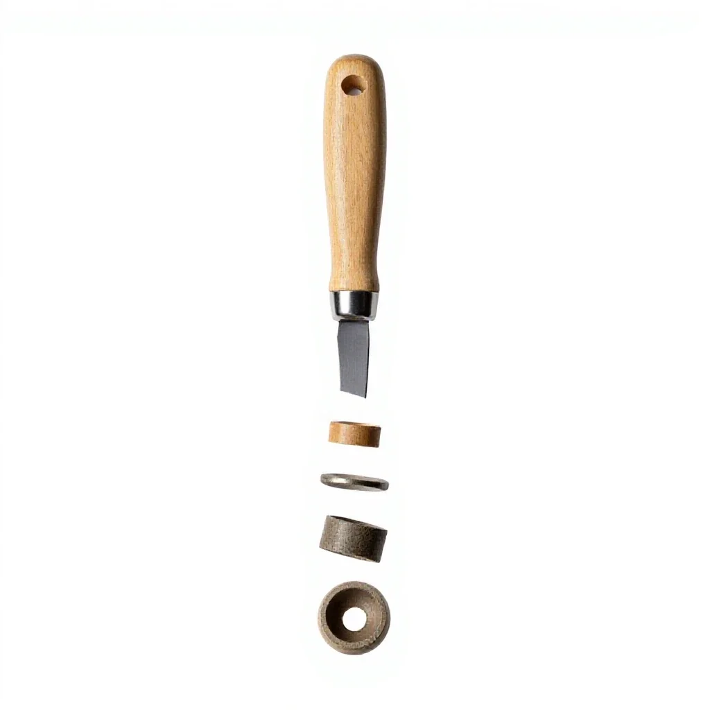 Palette knife isolated on a white background