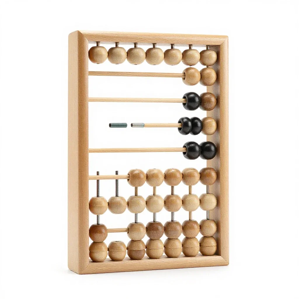 Abacus isolated on a white background