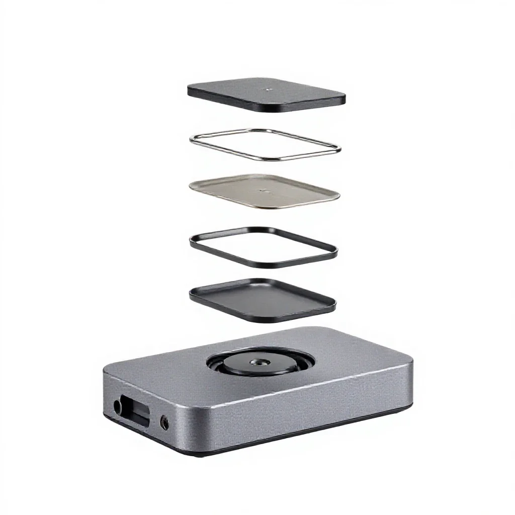Laptop docking station isolated on a white background