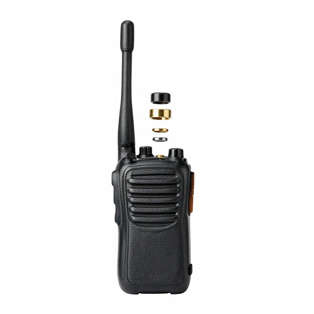 Walkie talkie isolated on a white background