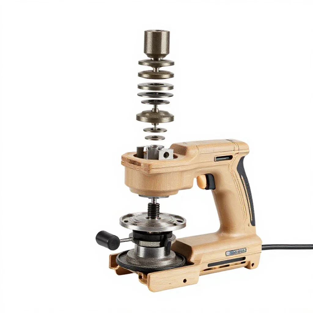 Bench grinder isolated on a white background