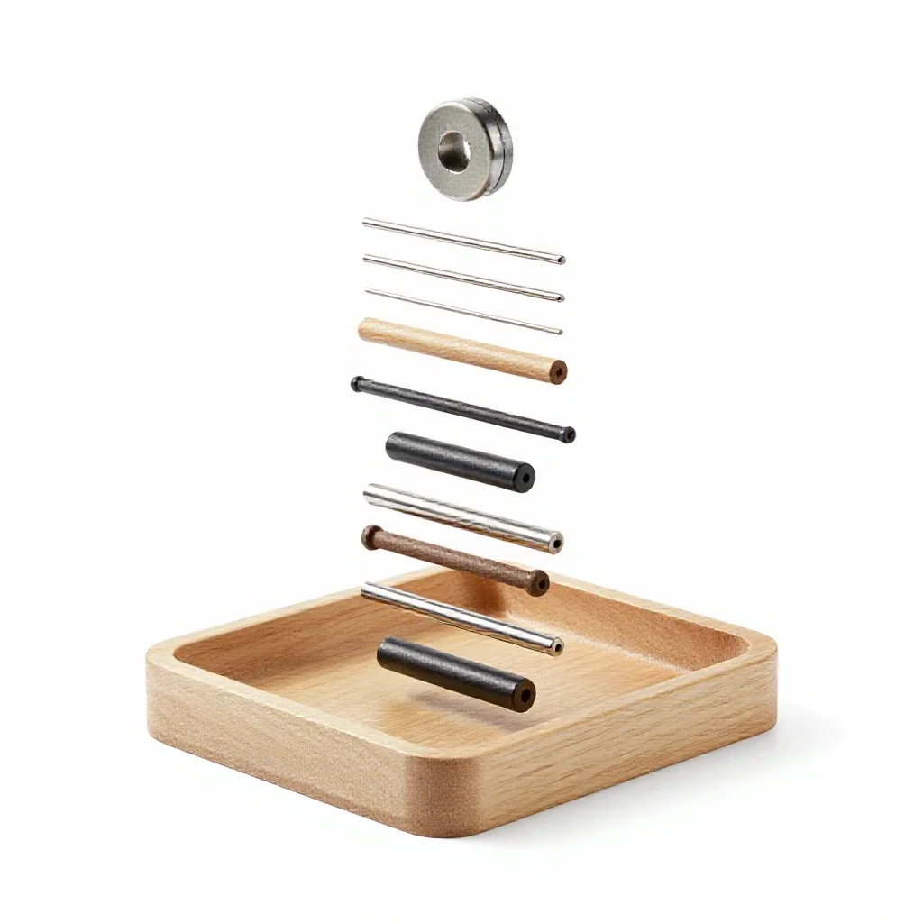 Magnetic parts tray isolated on a white background
