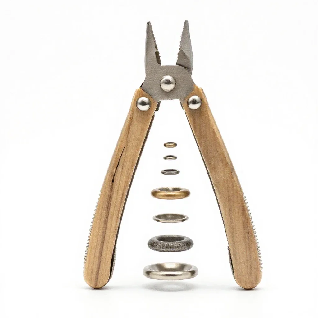 Pocket multitool isolated on a white background