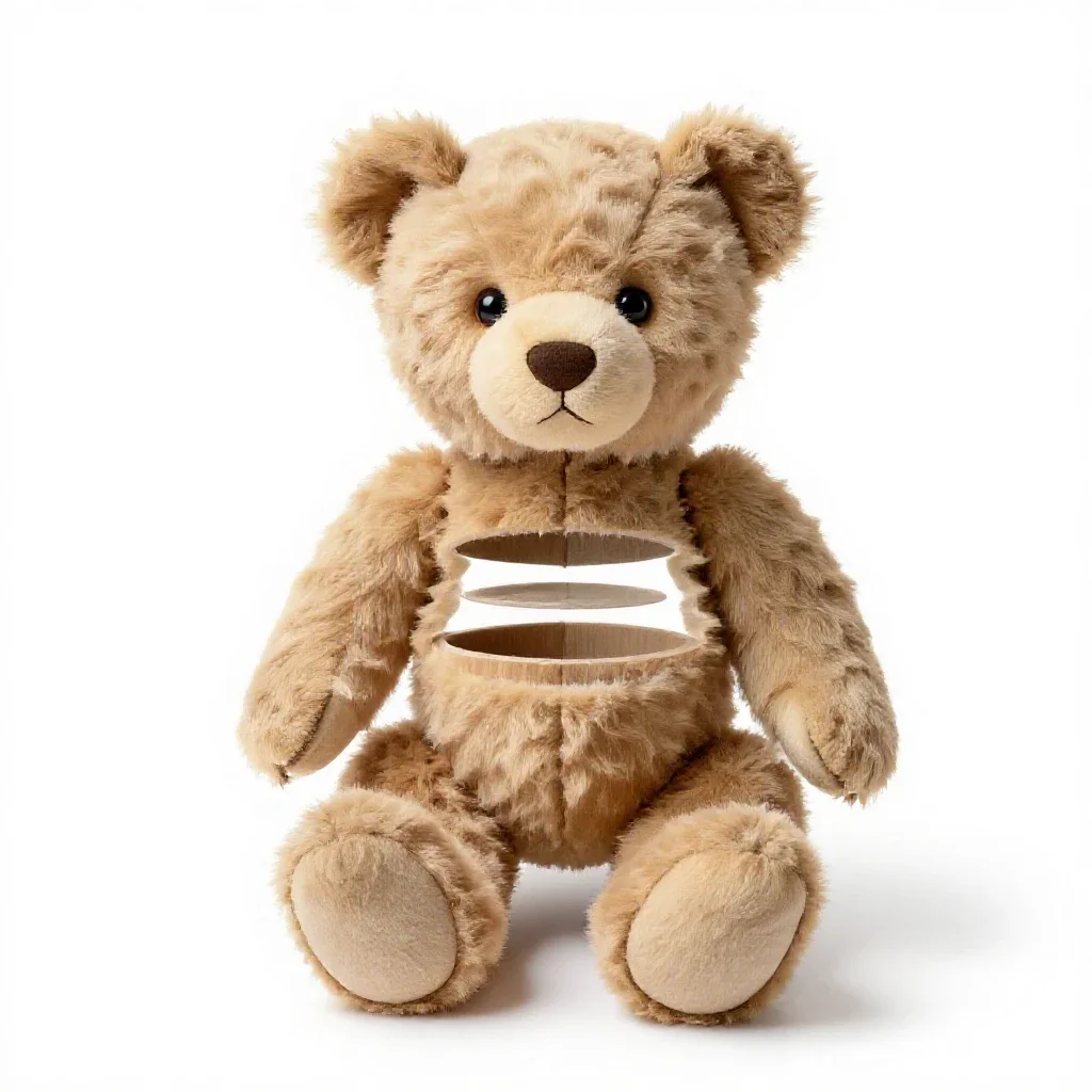 Teddy bear isolated on a white background