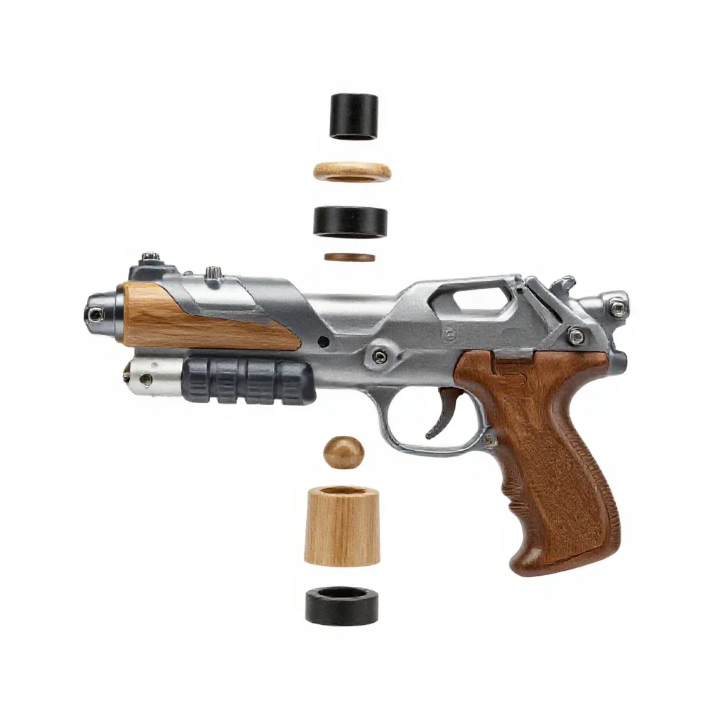 Water gun isolated on a white background