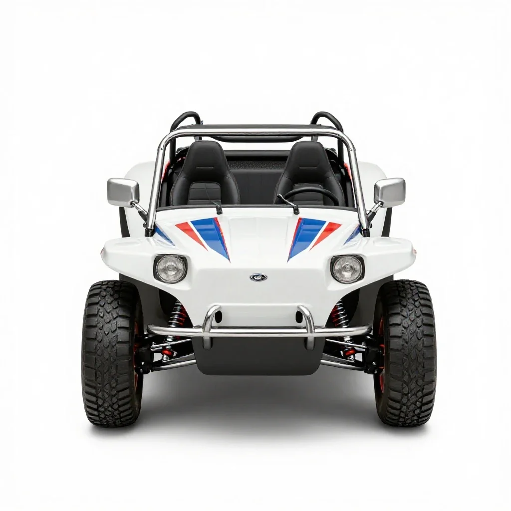 Dune buggy isolated on a white background