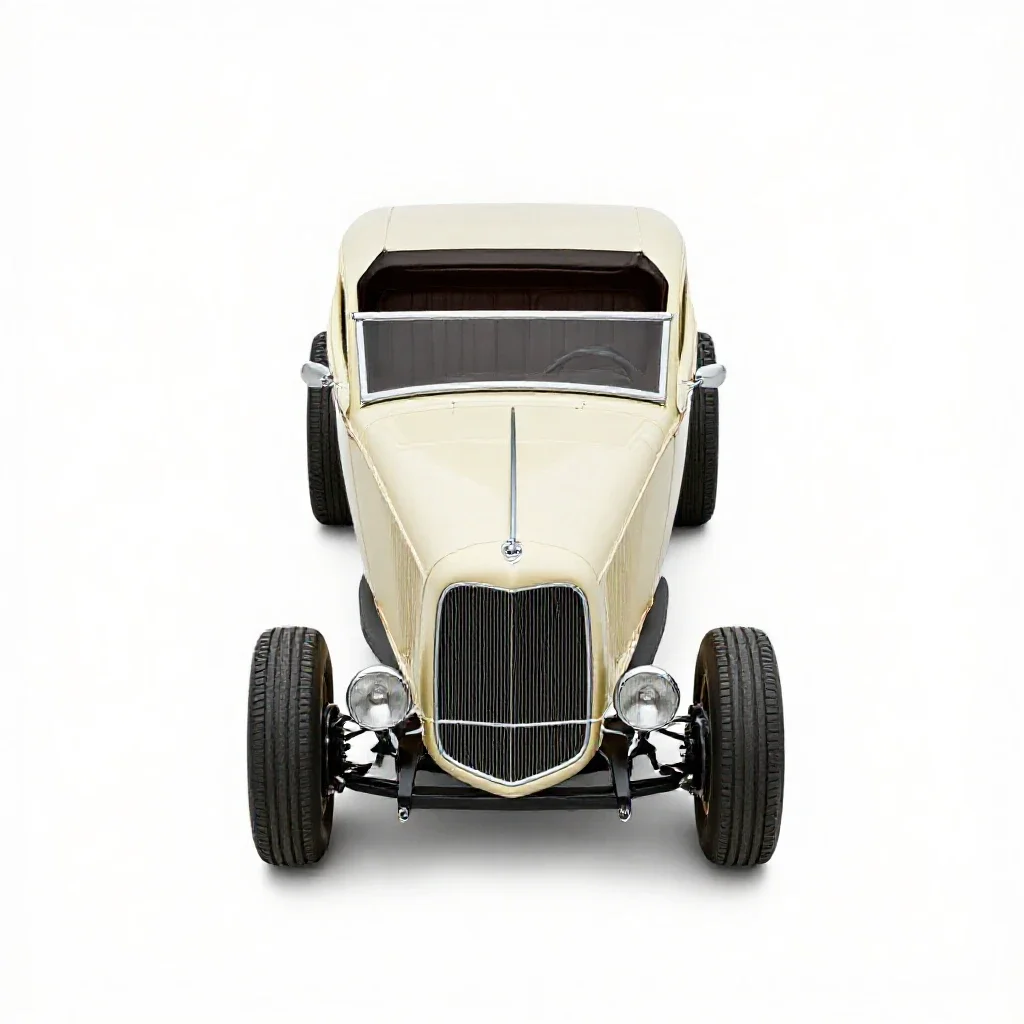 Hot rod isolated on a white background