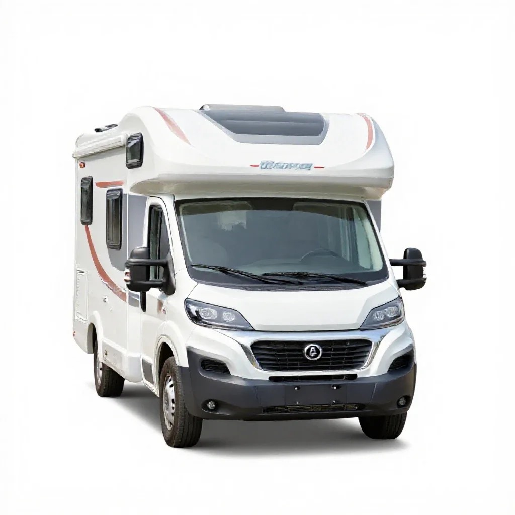 Motorhome isolated on a white background