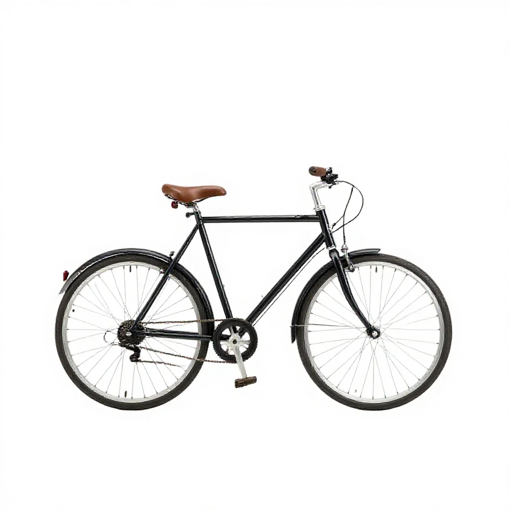Penny farthing isolated on a white background