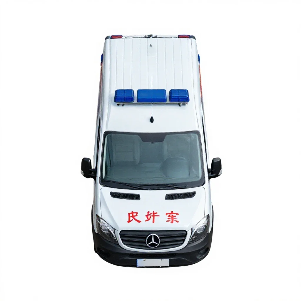 Ambulance isolated on a white background