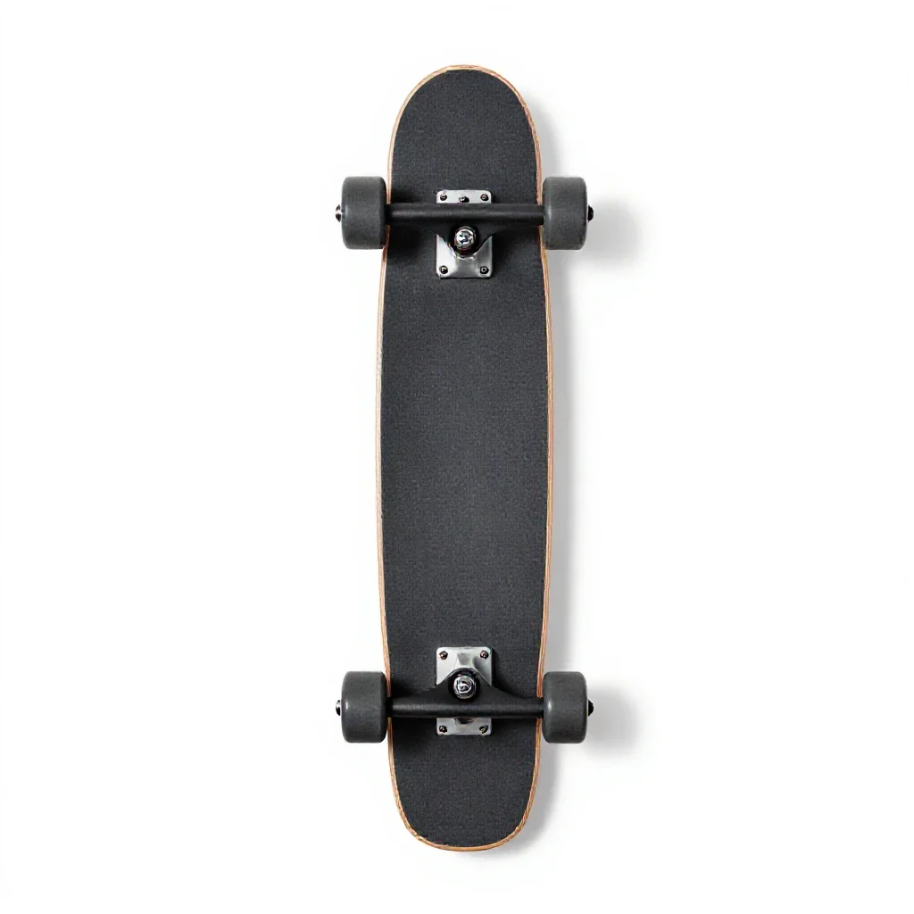 Electric skateboard isolated on a white background