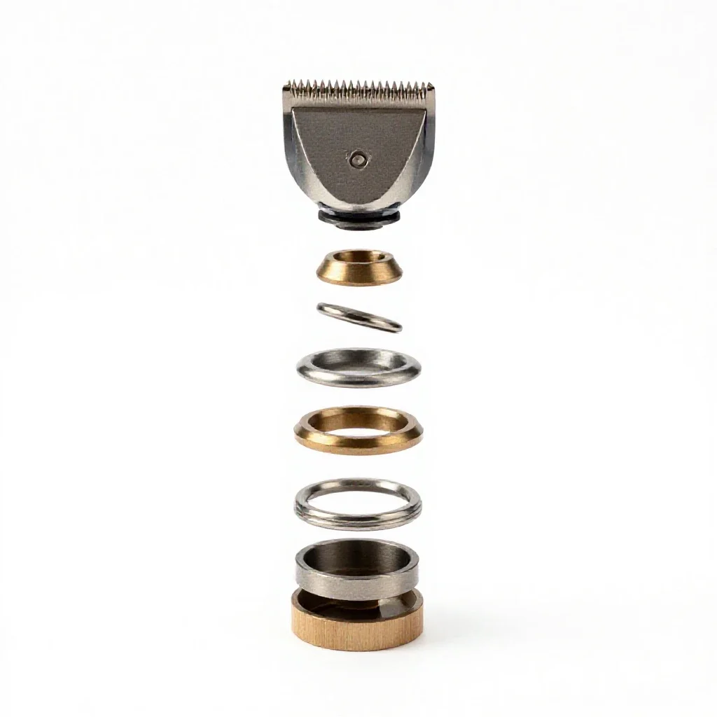Beard trimmer isolated on a white background