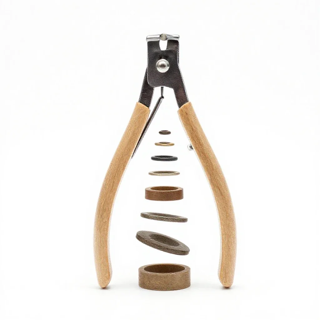 Nail clipper set isolated on a white background