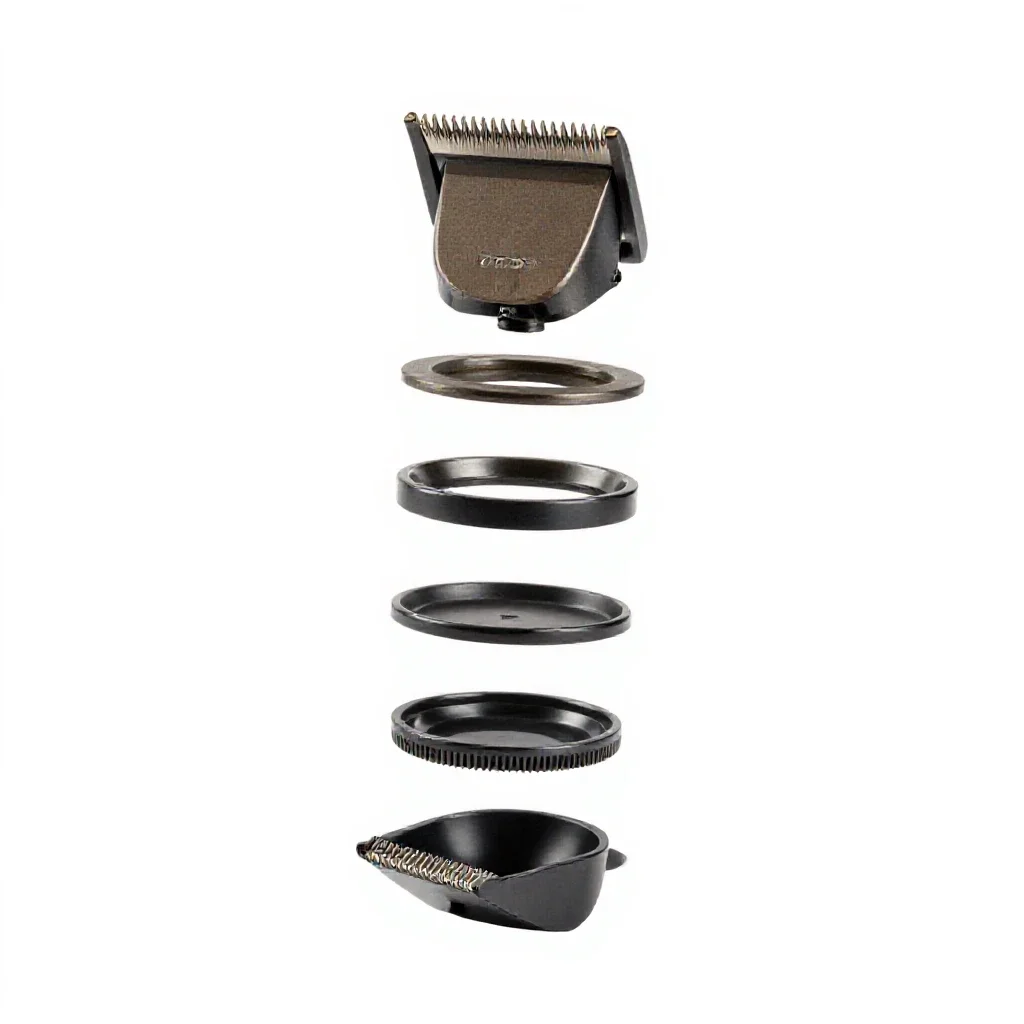 Set of hair clippers isolated on a white background