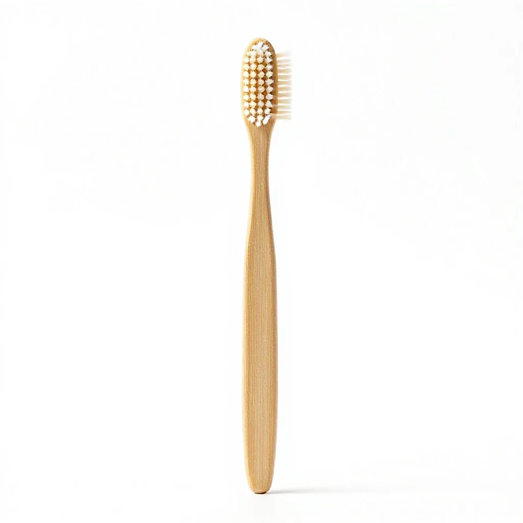 Toothbrush in a holder isolated on a white background