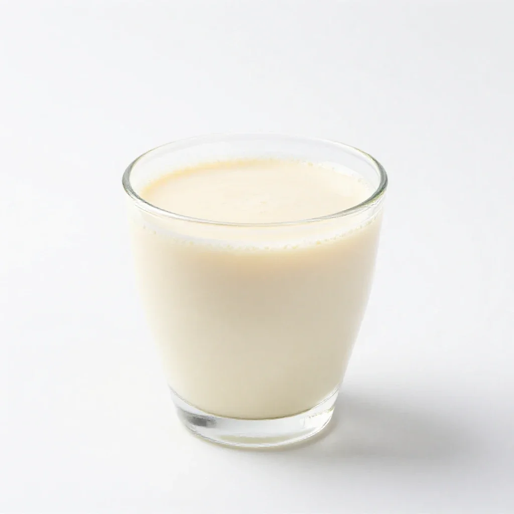 Lassi with cardamom isolated on a white background