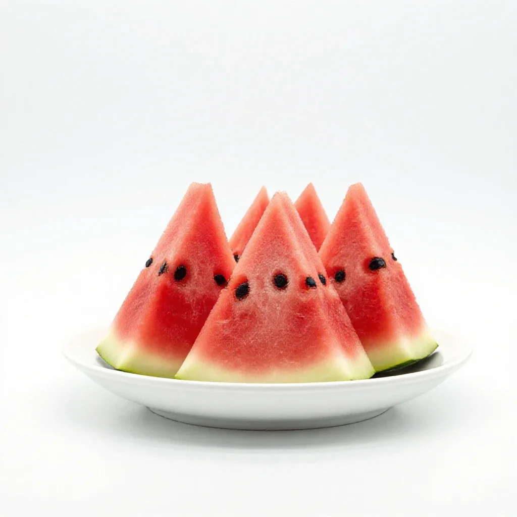 Watermelon agua fresca isolated on a white background