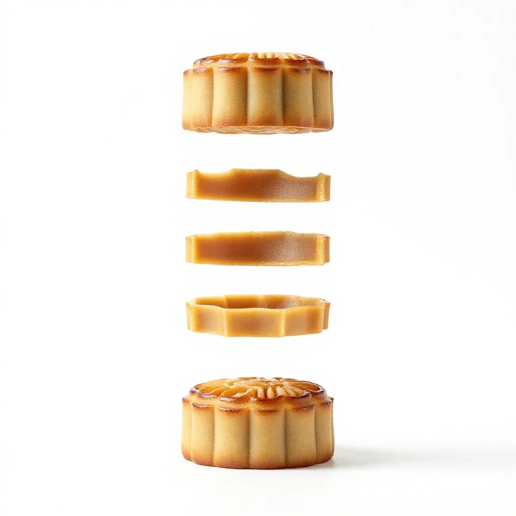 Mooncake mould isolated on a white background