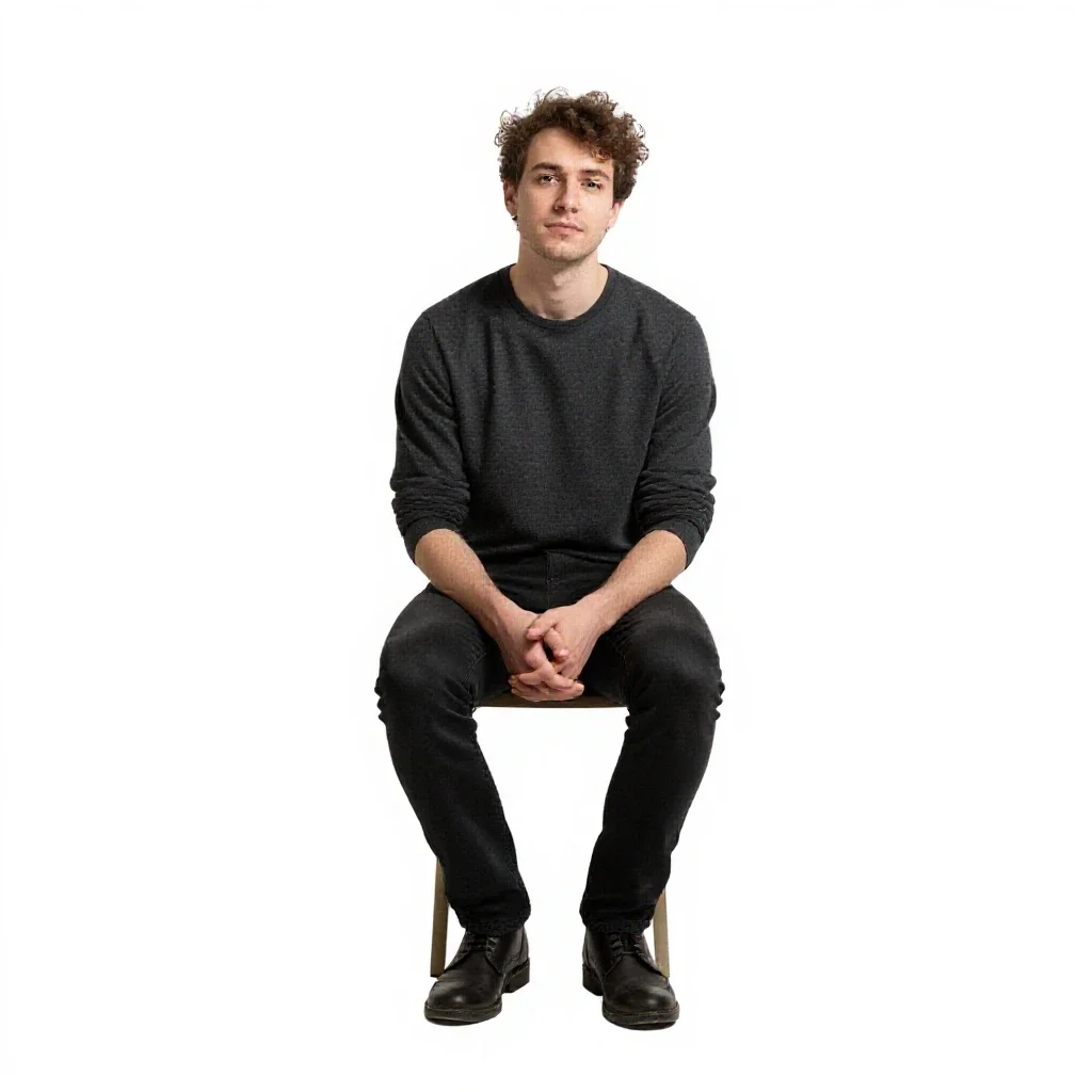 Tudor lutenist isolated on a white background
