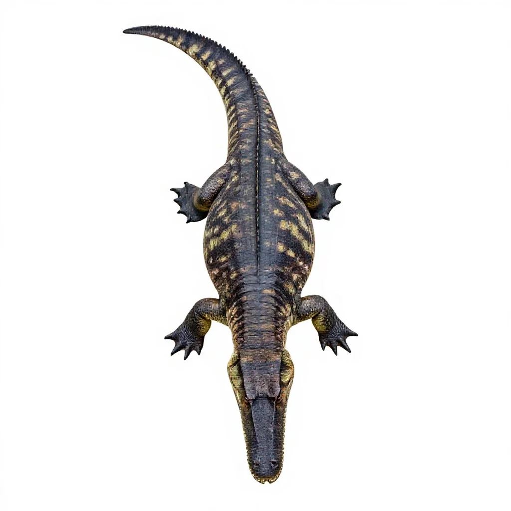 Mosasaurus isolated on a white background