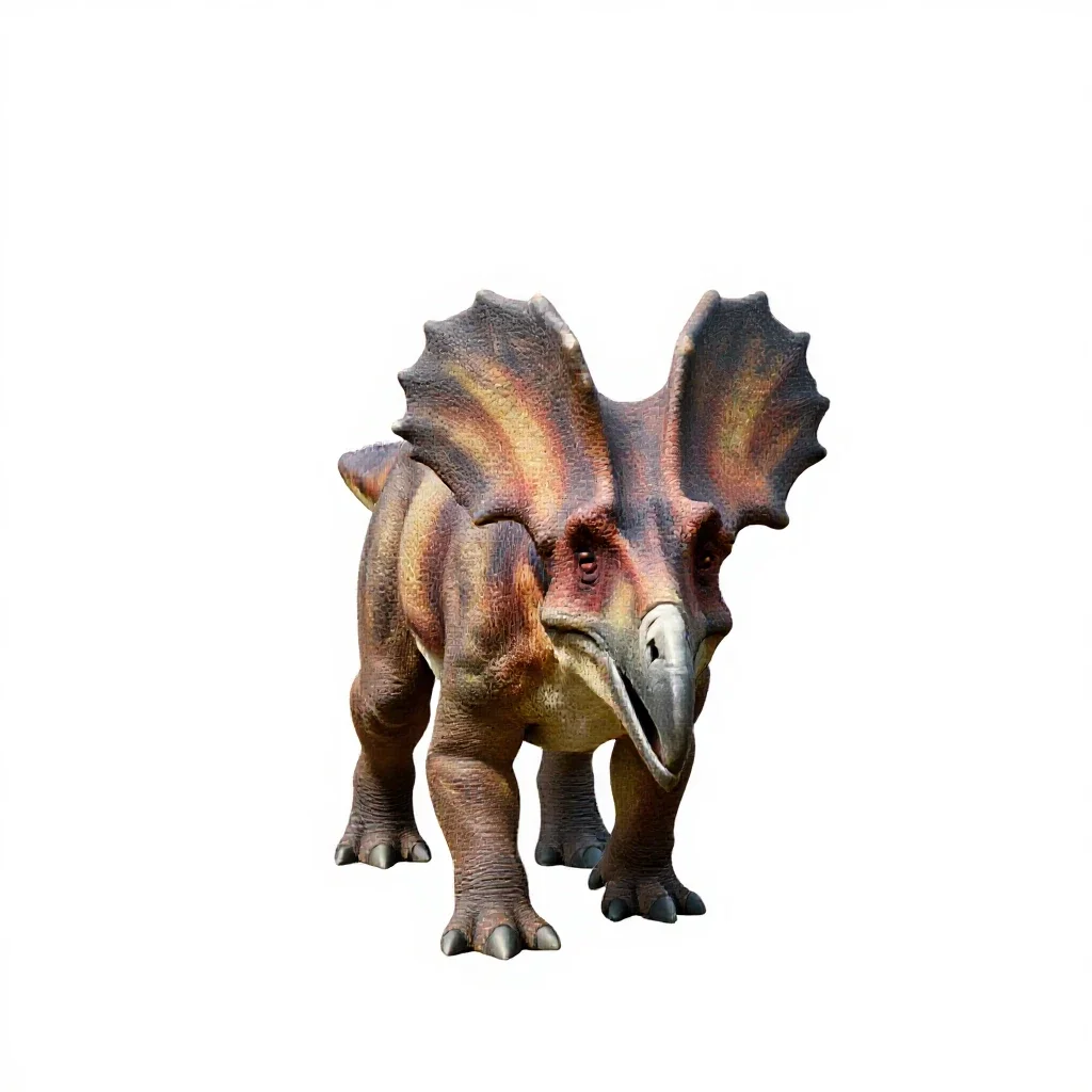 Parasaurolophus isolated on a white background