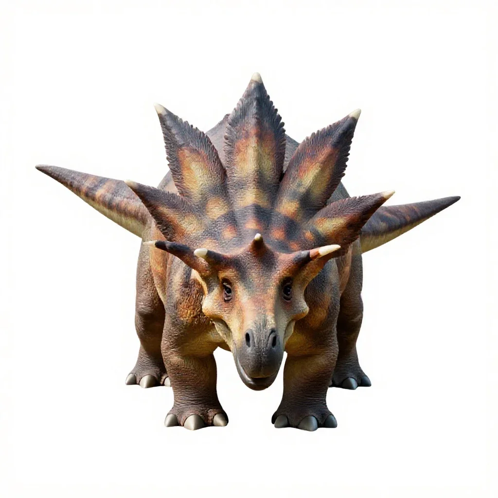 Stegosaurus isolated on a white background