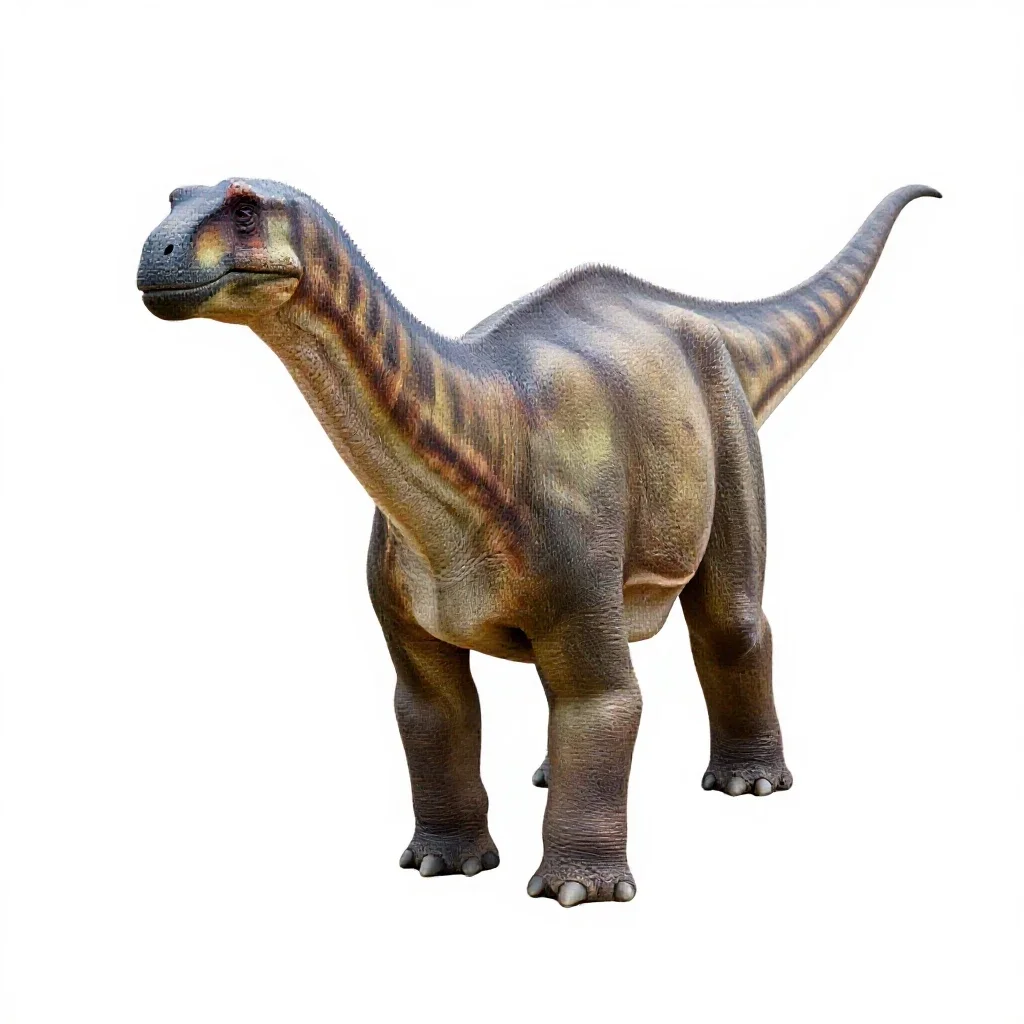 Argentinosaurus isolated on a white background