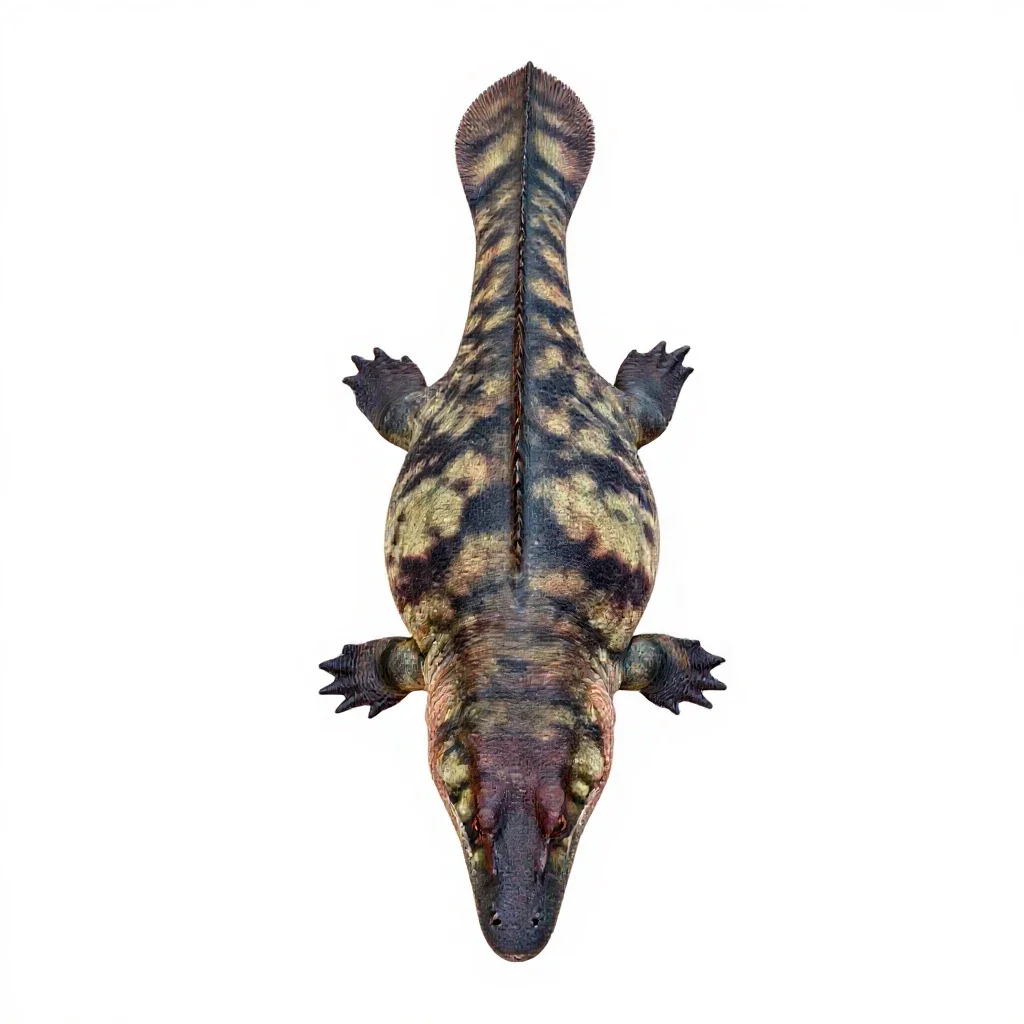 Ichthyosaur isolated on a white background