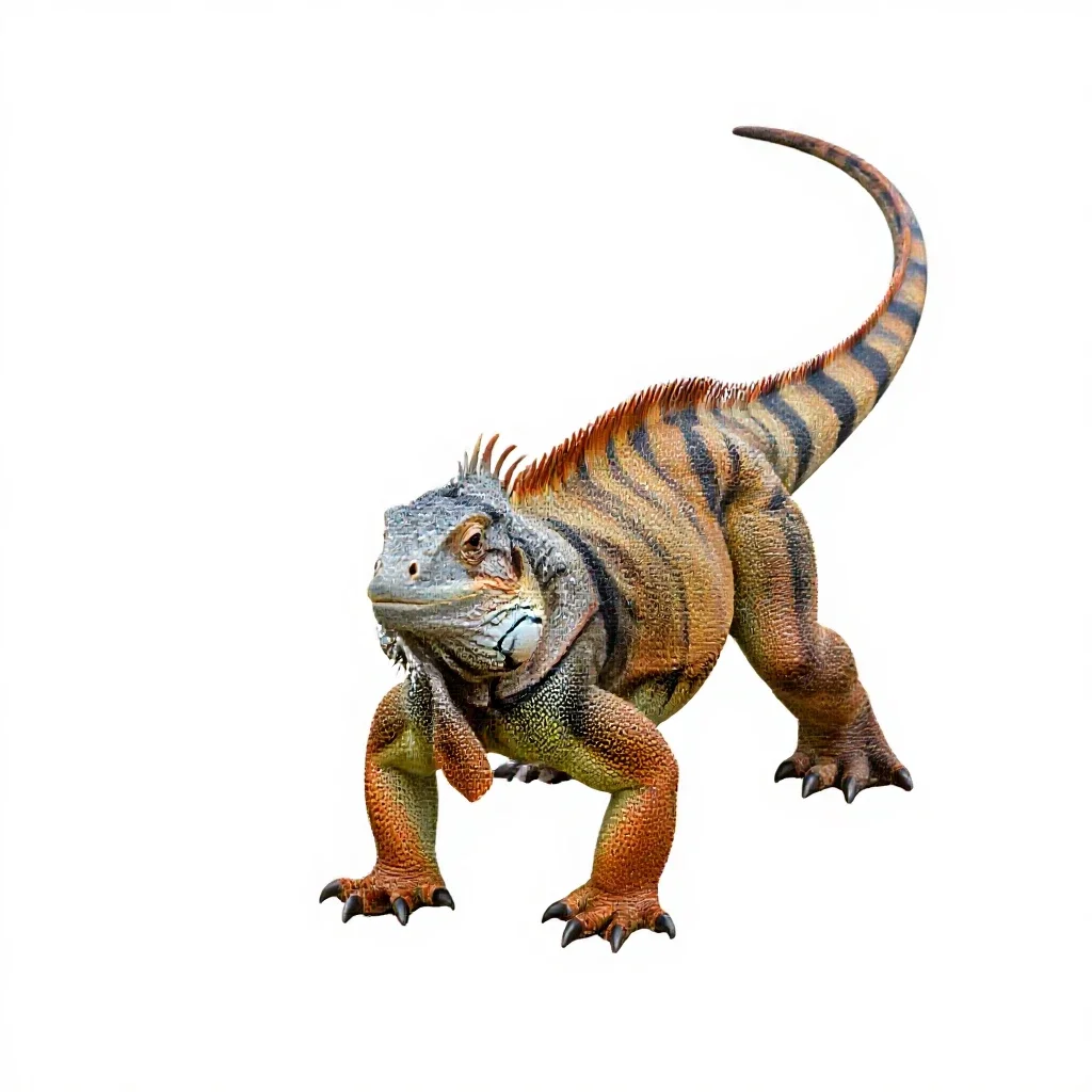 Iguanodon isolated on a white background