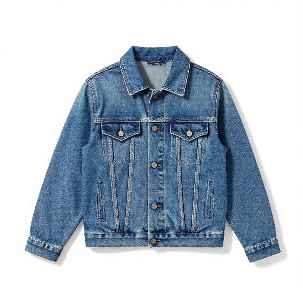 Denim jacket isolated on a white background