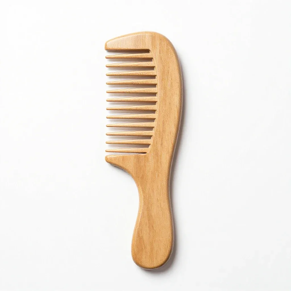 Hair comb isolated on a white background