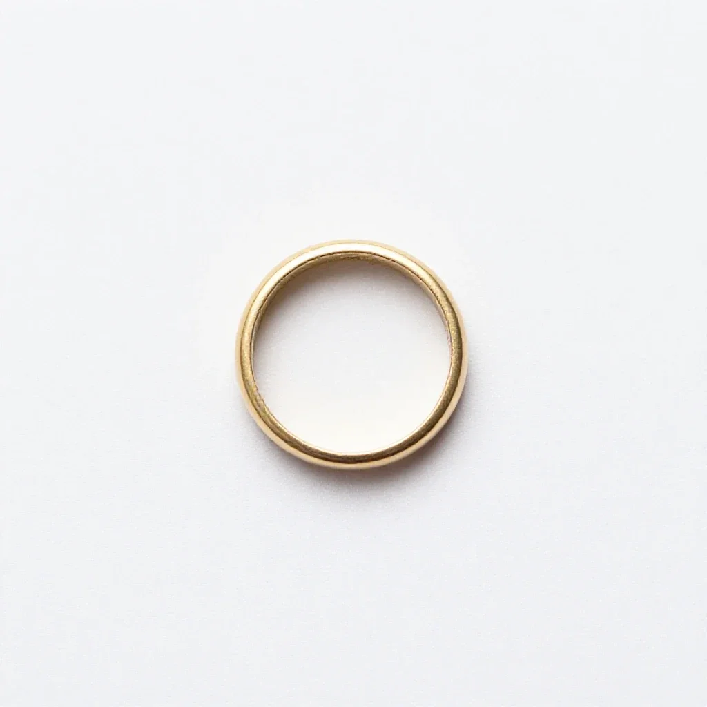 Signet ring isolated on a white background