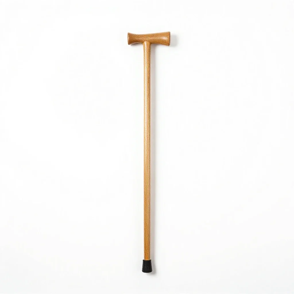 Walking cane isolated on a white background