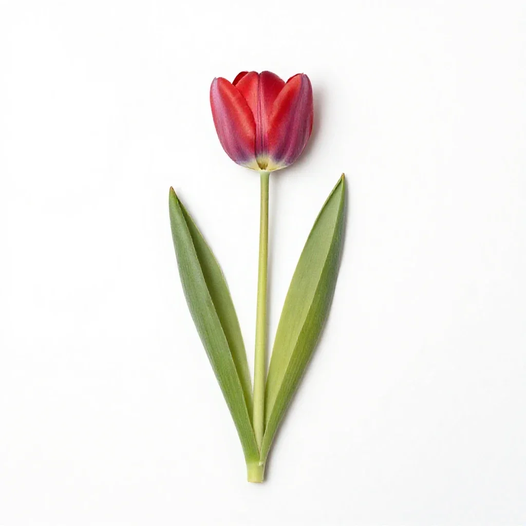 Tulip isolated on a white background