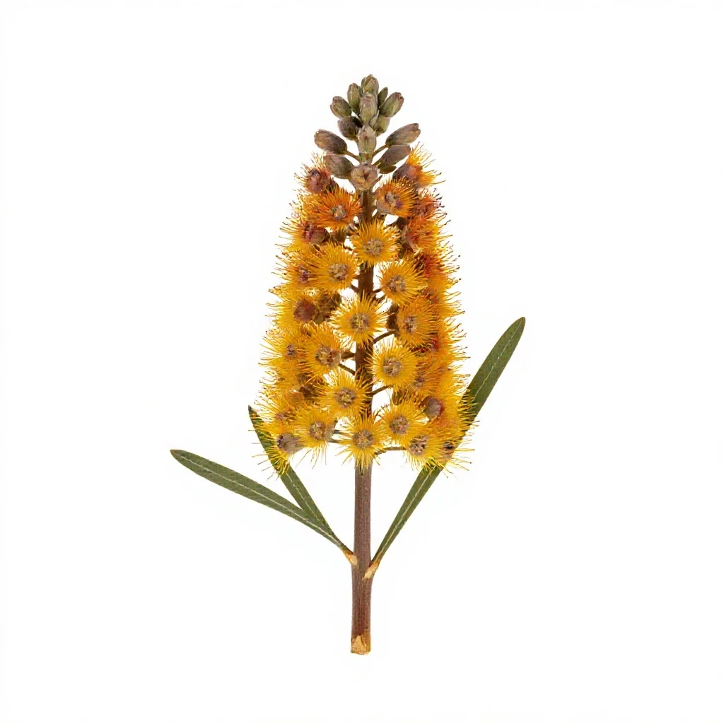 Waratah isolated on a white background